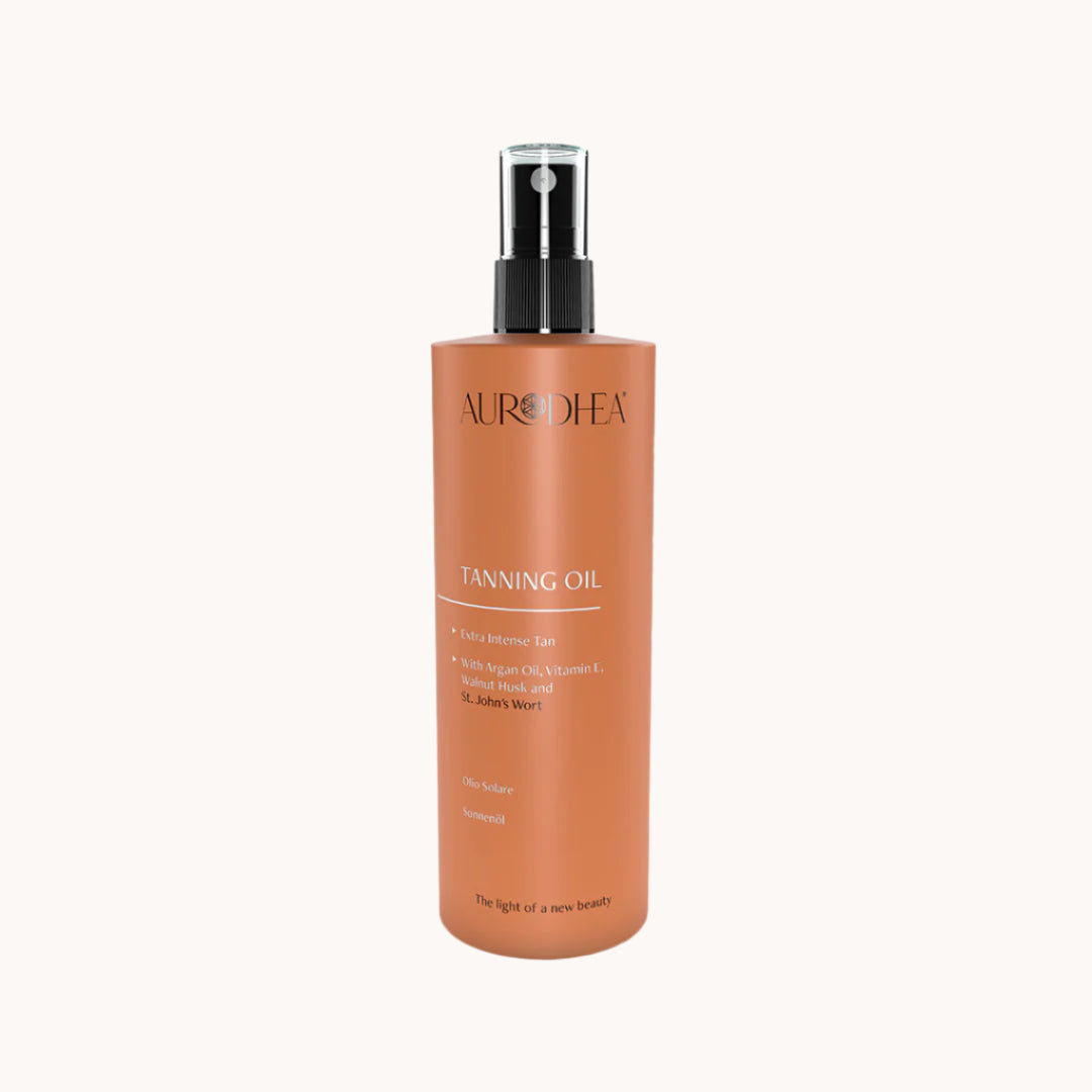 Aurodhea Sonnenspray feuchtigkeitsspendender Sonnenschutz mit Aloe Vera, Vitamin E und Hamamelis, zieht schnell ein und schützt zuverlässig vor UVA- und UVB-Strahlen