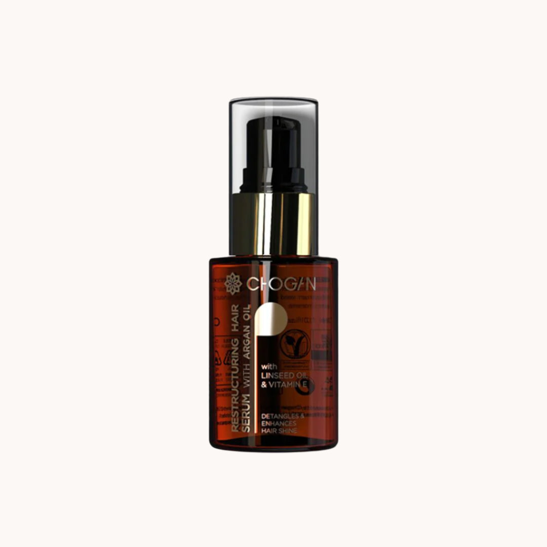 Chogan Haarserum mit Arganöl – nährendes Anti-Frizz-Serum für geschmeidiges, glänzendes Haar mit Schutz vor Spliss und UV-Schäden