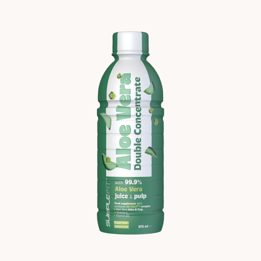 Nahrungsergänzungsmittel mit AV PULP™ – Aloe Vera, Grüntee, Vitamin C und B3 zur Unterstützung von Verdauung, Immunsystem und Energiehaushalt